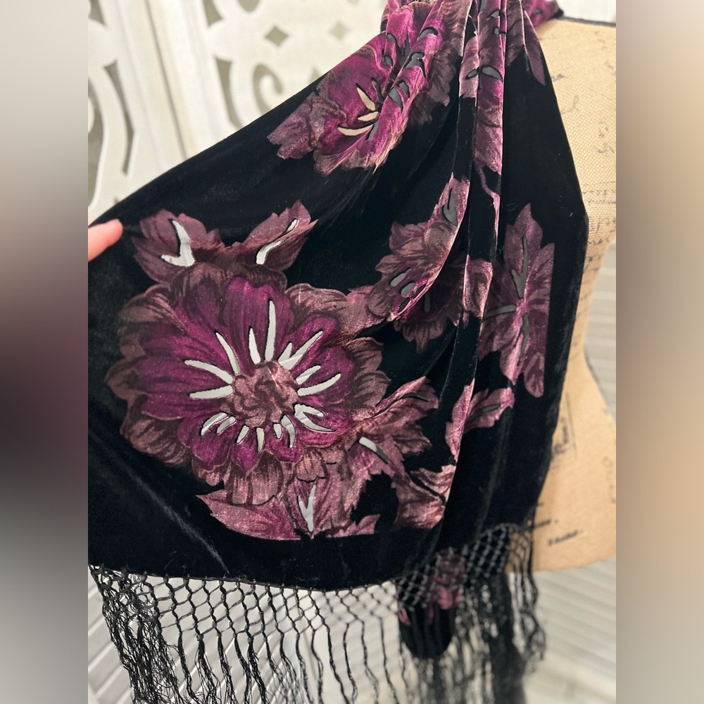 Y2K Silk Bohemian Scarf - Picture 7 of 11